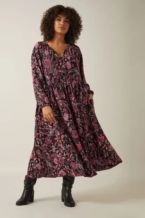 Evans Crinkle Boho Dress