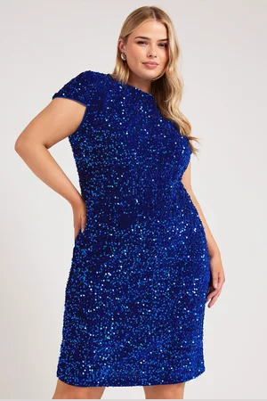 Yours Velvet Sequin Dress
