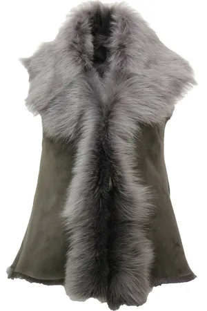 Infinity Toscana Sheepskin Short Gilet-Seaham