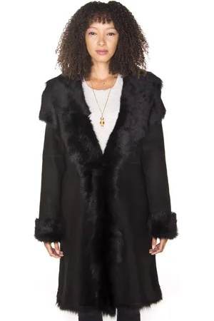 Infinity Toscana Sheepskin Suede Trench Coat-Rochester