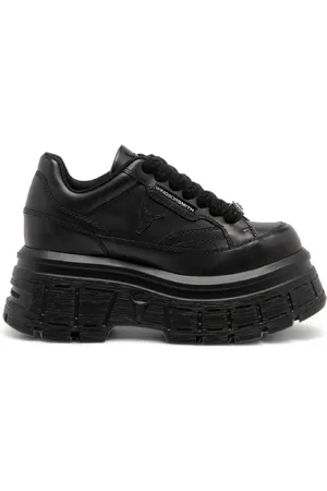 Windsor Chunky Leather Sneakers - Swerve