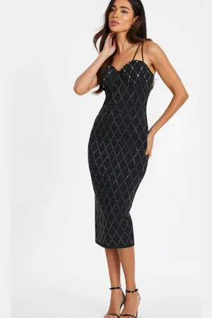 Quiz Diamante Bodycon Midi Dress