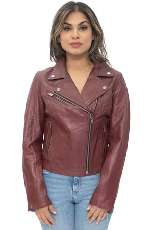 Infinity Leather Classic Biker Brando Jacket-Baku