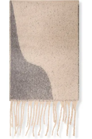 James Lakeland Wave Detail Grey Scarf
