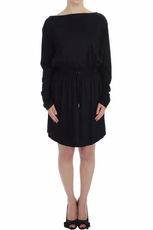 VERSACE Long Sleeve Boat Neck Mini Dress Women - Dresses