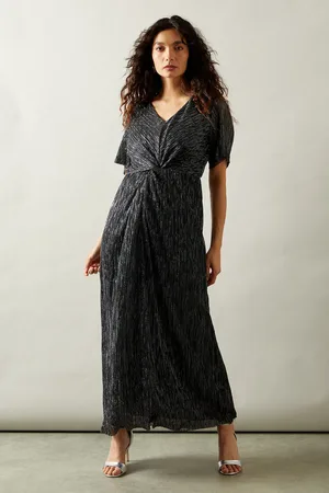 wallis Occasion Plisse Twist Midaxi Dress