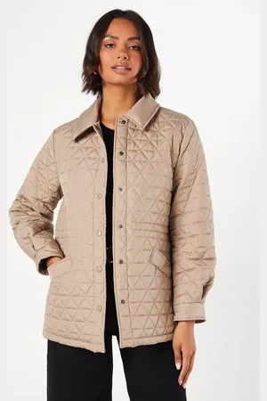 Dorothy Perkins Quilted Padded Collar Short Puffer Coat