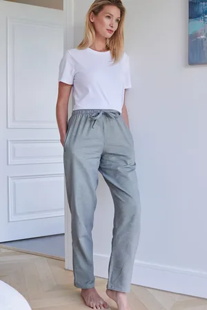 British Boxers "Orkney" Herringbone Brushed Cotton Pyjama Trousers
