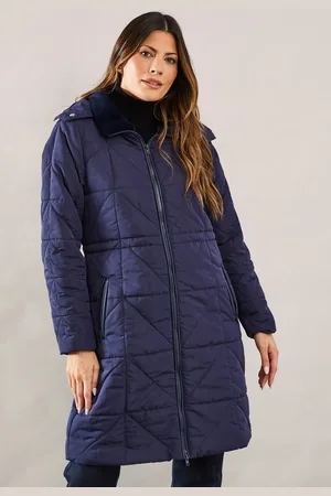 wallis Faux Fur Hood Padded Coat