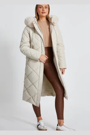 Quiz Quilted Long Parka