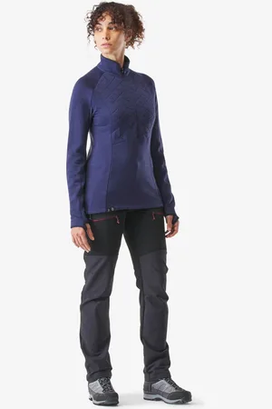 DECATHLON Merino Wool Long-Sleeved Trekking T-Shirt MT900