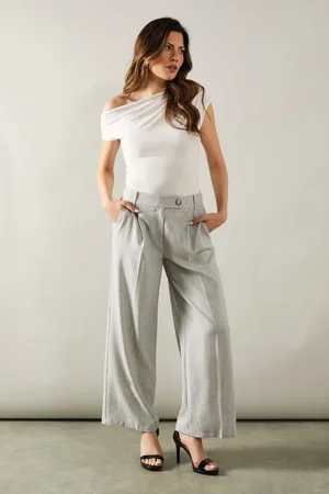 wallis High Waist Wide Leg Trouser