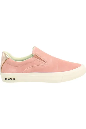 Seavees Hawthorne Slip-On Suede Leather Plimsolls