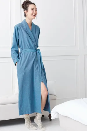 British Boxers "Stornoway" Herringbone Brushed Cotton Dressing Gown