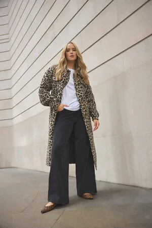 Long Tall Sally Tall Leopard Print Shacket