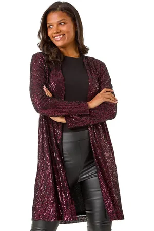 Roman Longline Sequin Stretch Jacket