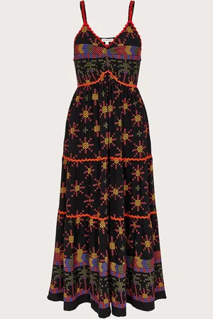 Monsoon Geometric Print Jersey Sundress