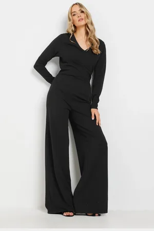Long Tall Sally Tall Scuba Wrap Jumpsuit