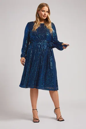 Yours Sequin Skater Dress