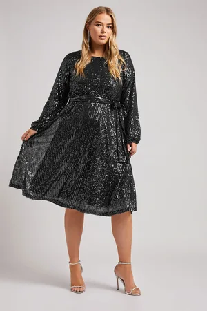 Yours Sequin Skater Dress