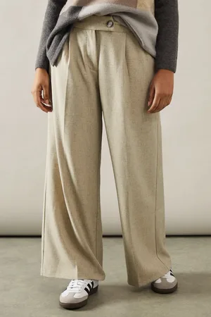 wallis Petite High Waist Wide Leg Trouser
