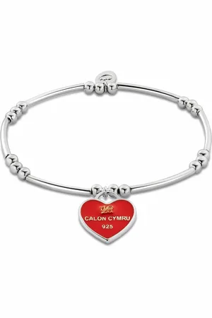 Clogau WRU Sterling Silver Welsh Heart Affinity Bracelet