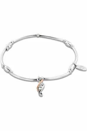Clogau Past Present Future Sterling Silver Affinity Bracelet with Topaz