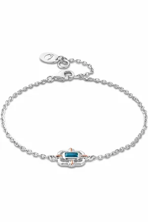 Clogau Royal Sterling Silver Gateways Bracelet with Swiss Blue Topaz
