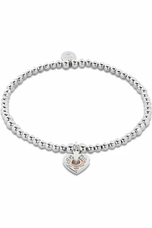 Clogau Cariad Sterling Silver Sparkle Affinity Bracelet with Topaz