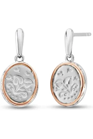 Clogau Tree of Life Sterling Silver Filigree Drop Earrings
