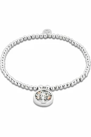 Clogau Tree of Life Sterling Silver Affinity Bracelet with Mother of Pearl
