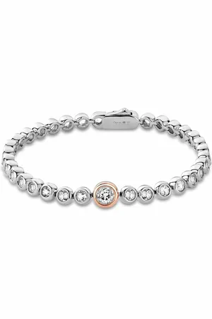 Clogau Celebration Sterling Silver Tennis Bracelet with Topaz