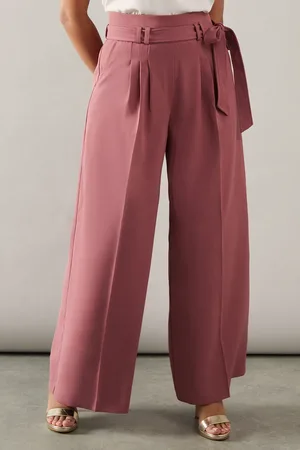 wallis Petite Self Belted Wide Leg Trouser