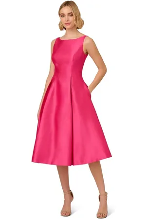 Adrianna Papell Sleeveless Tea Length Dress