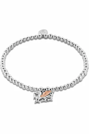 Clogau Royal Sterling Silver Welsh Dragon Affinity Bracelet with Topaz