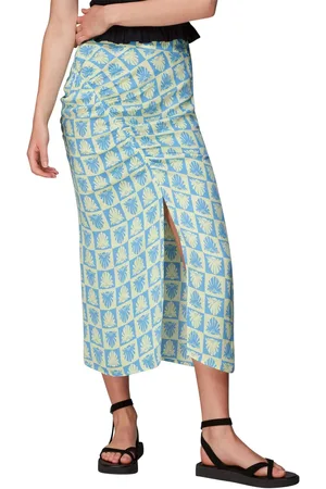 Whistles Checkerboard Shells Cleo Skirt-Geometric