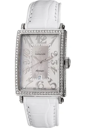 Gevril Glamour Dial Leather Watch