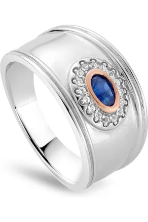 Clogau Royal Sterling Silver Diana Ring with Sapphire & Topaz