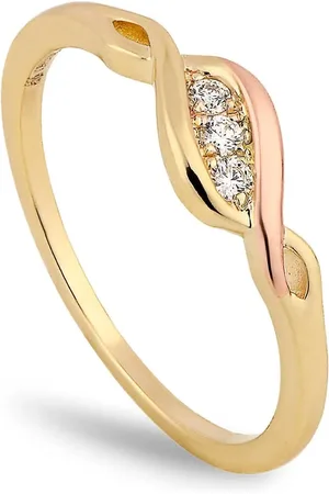 Clogau Past Present Future Gold and Diamond Ring