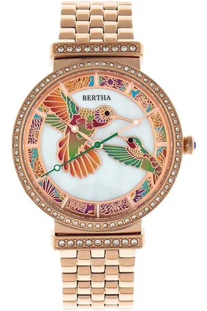 Bertha Emily Mother-Of-Pearl Bracelet Watch