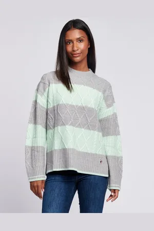 U.S. Polo Assn. Mixed Cable Stripe Jumper