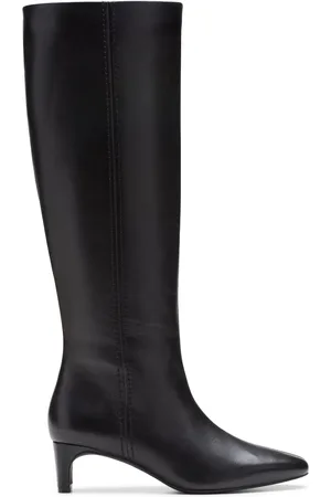 Clarks Edina Tall Leather Knee High Boots