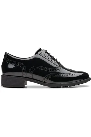 Clarks Havisham Oak Patent Brogues