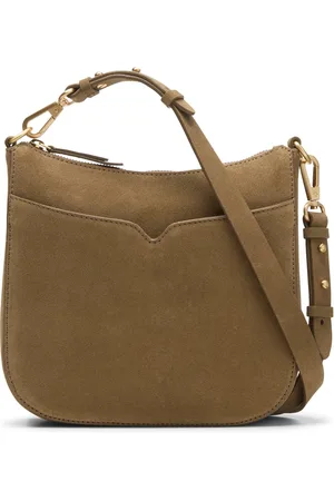 Clarks Topsham Willow Dark Sand Suede Across Body Bag