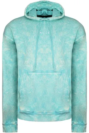 Nicce London Long Sleeve Pullover Aqua Cala Oversized Hoodie