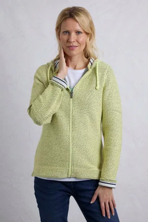 Weird Fish Chicoa Full Zip Hooded Classic Eco Macaroni