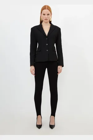 Karen Millen Compact Stretched Tailored Darted Blazer