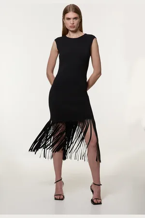 Karen Millen Tassel Knitted Dress