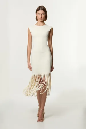 Karen Millen Tassel Knitted Dress
