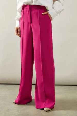 wallis High Waist Pintuck Straight Trouser